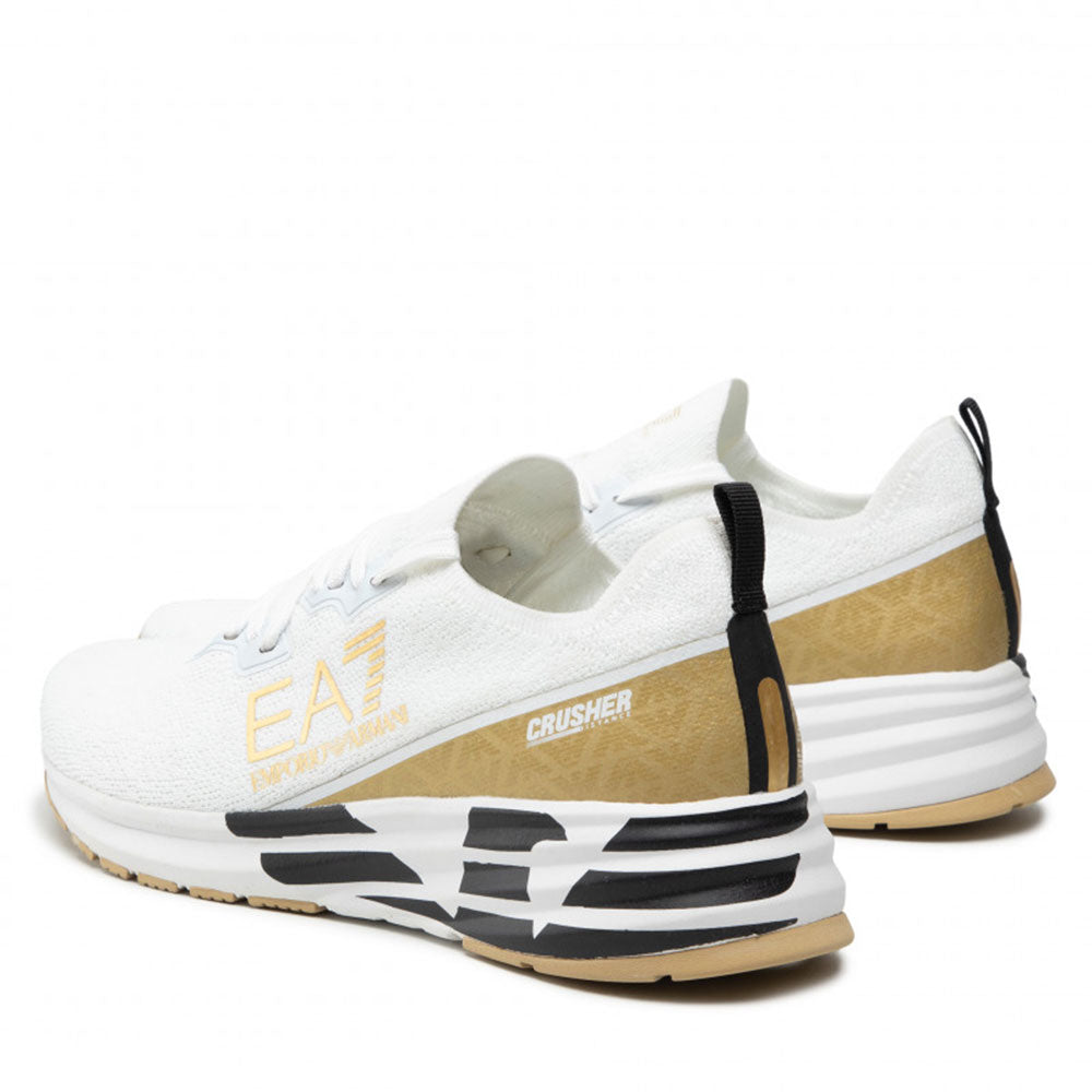 Scarpe Uomo EA7 Emporio Armani Sneakers Colore White - Light Gold - Black