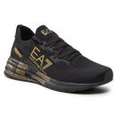 Herrenschuhe EA7 Emporio Armani Sneakers Farbe Triple Black - Gold