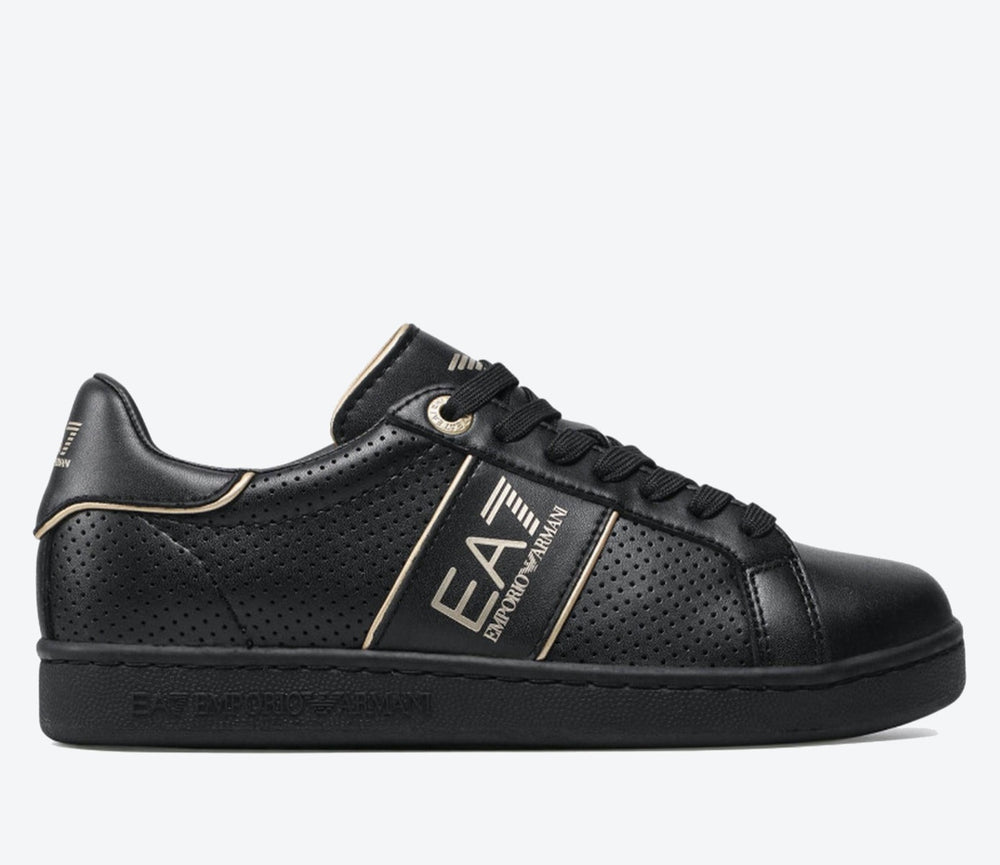 Unisex-Schuhe EA7 Emporio Armani Sneakers Farbe Schwarz - Gold