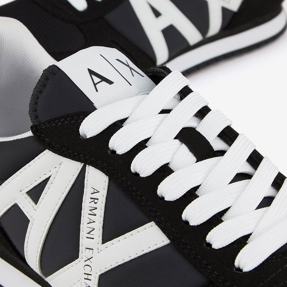Scarpe Uomo ARMANI EXCHANGE Sneakers Colore Nero e Bianco