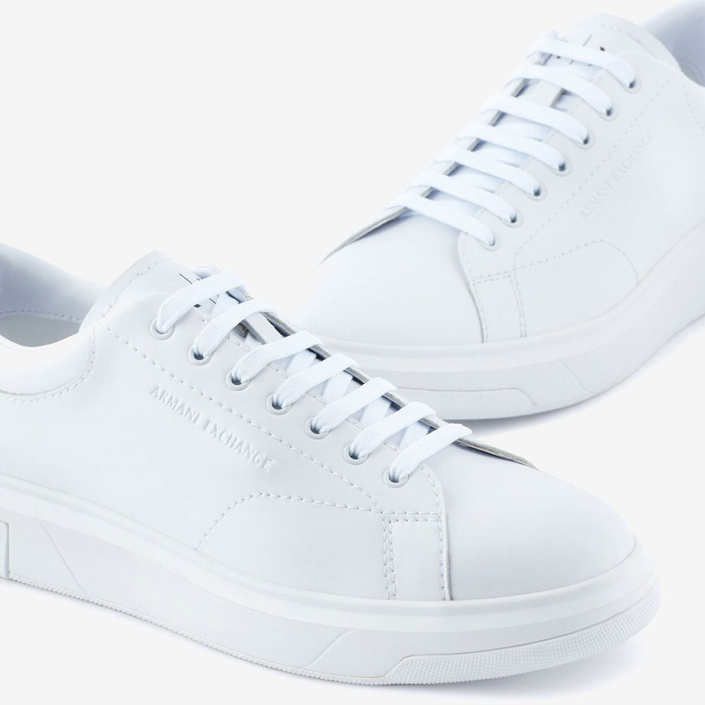 Scarpe Uomo ARMANI EXCHANGE Sneakers in Pelle Colore Bianco a