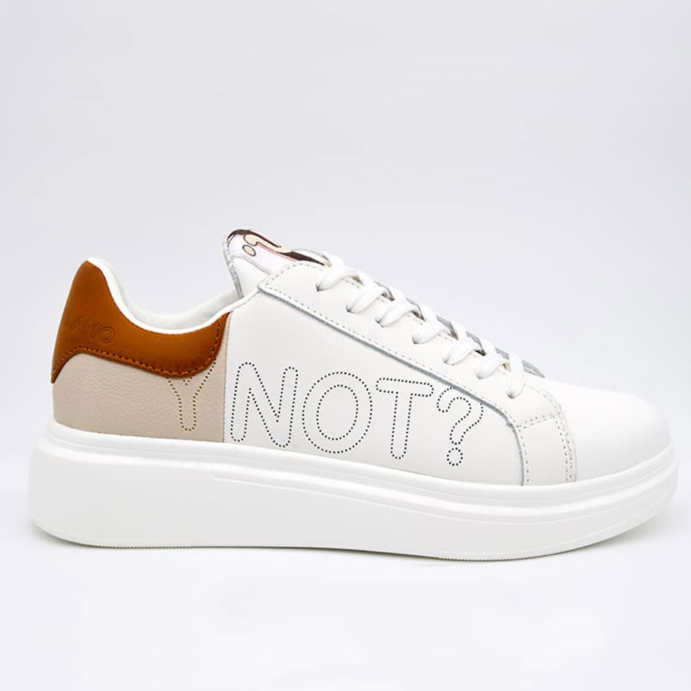 Scarpe Donna Y Not Sneakers Colore White - Beige