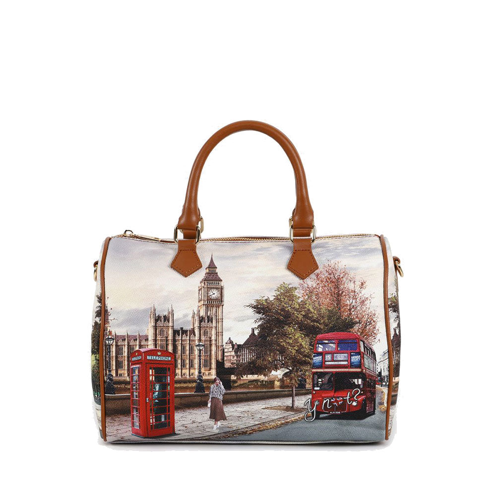 Borsa Donna Y NOT Bauletto Medio con Tracolla YES-318 London Street