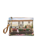 Mittlere Damen-Clutch mit Reißverschluss Y NOT YES-343 Floral