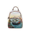 Y NOT YES-578 Damenrucksack mit Canaletto-Print