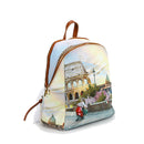 Y NOT Damenrucksack mit zwei Fächern YES-601 Italian Love Print