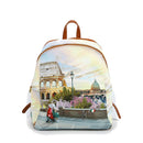 Y NOT Damenrucksack mit zwei Fächern YES-601 Italian Love Print