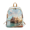 Y NOT Damenrucksack mit zwei Fächern YES-601 Polignano Print – SS 2023