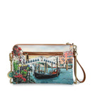 Y NOT Damen-Clutch mit Schultergurt YES-604 Canaletto