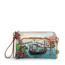 Y NOT Damen-Clutch mit Schultergurt YES-604 Canaletto