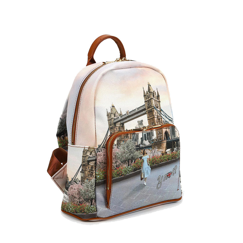 Y NOT Damenrucksack mit Außentasche YES-615 London Kate