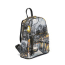 Y NOT Damenrucksack mit Außentasche YES-625 Amsterdam Snow