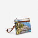 Pochette Donna con Zip Y NOT YES-342 Stampa Lemon Coast