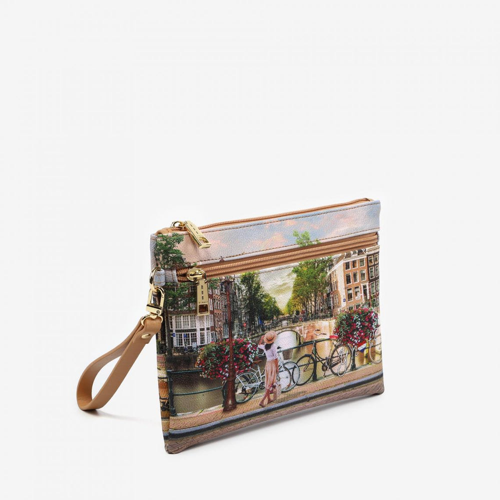 Mittlere Damen-Clutch mit Reißverschluss Y NOT YES-343 Bicycles