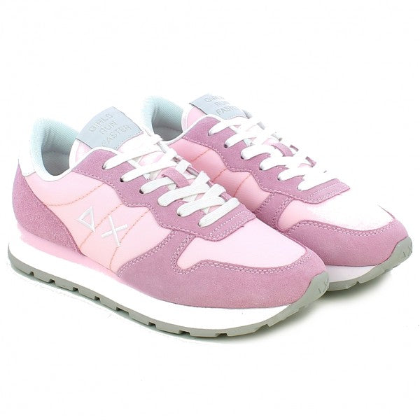 Scarpe Donna Sun68 Sneakers Ally Solid Nylon Colore Rosa