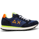 Scarpe Uomo Sun68 Sneakers Tom Fluo Navy Blue - Z32102