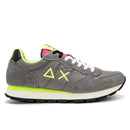 Men's Medium Grey Sneakers Sun68 Tom Fluo - Z32102