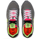 Men's Medium Grey Sneakers Sun68 Tom Fluo - Z32102