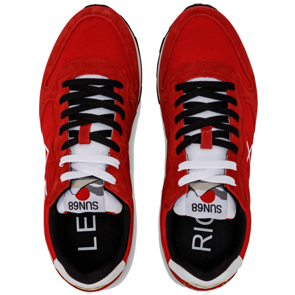 Men's Red Sneakers SUN68 Tom in Japan