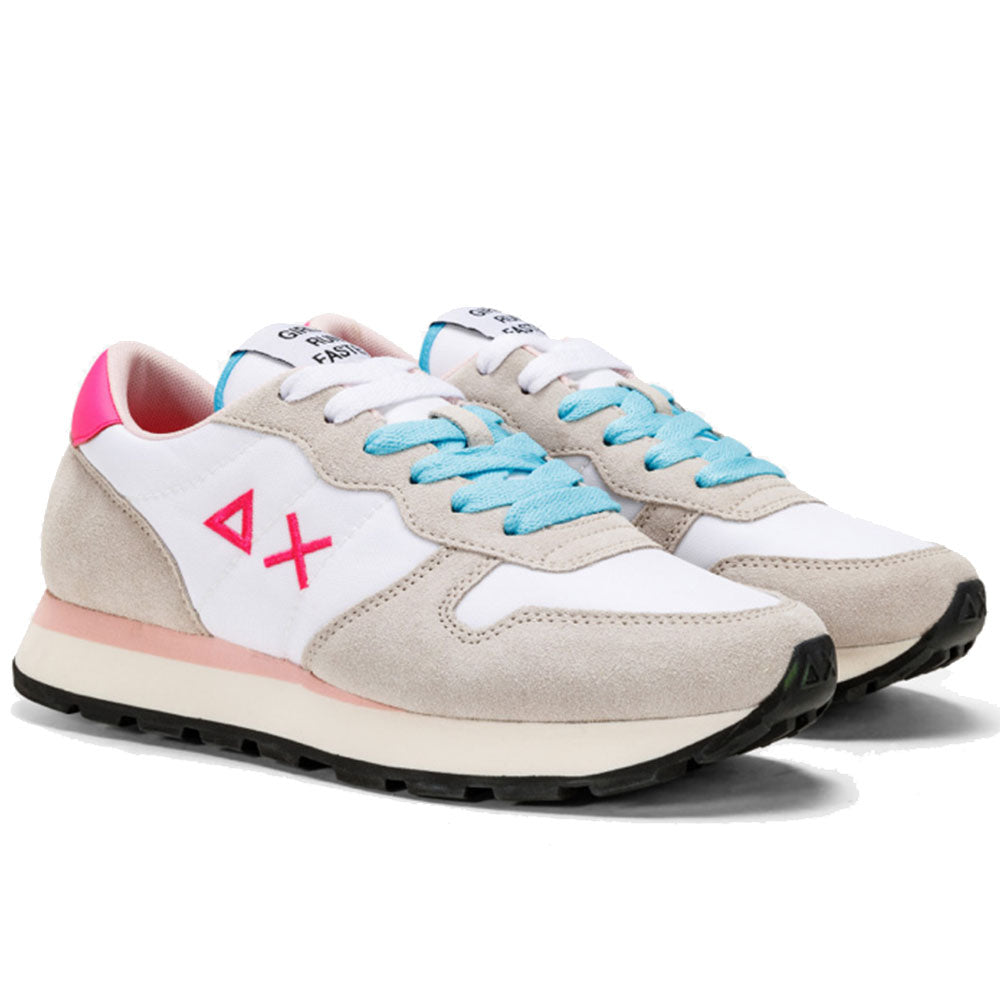 Scarpe Donna Sun68 Sneakers Ally Solid Nylon Colore Bianco - Z32201