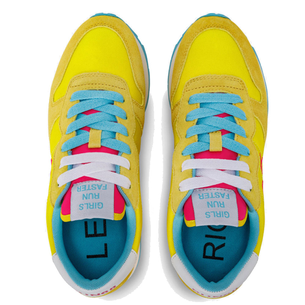 Scarpe Donna Sun68 Sneakers Ally Solid Nylon Colore Giallo - Z32201