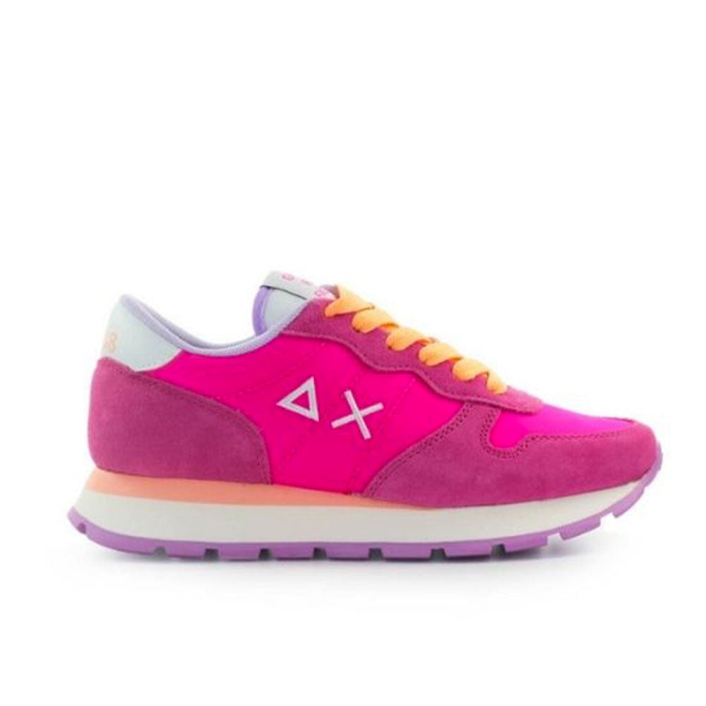 Scarpe Donna Sun68 Sneakers Ally Solid Nylon Colore Fuxia - Z32201