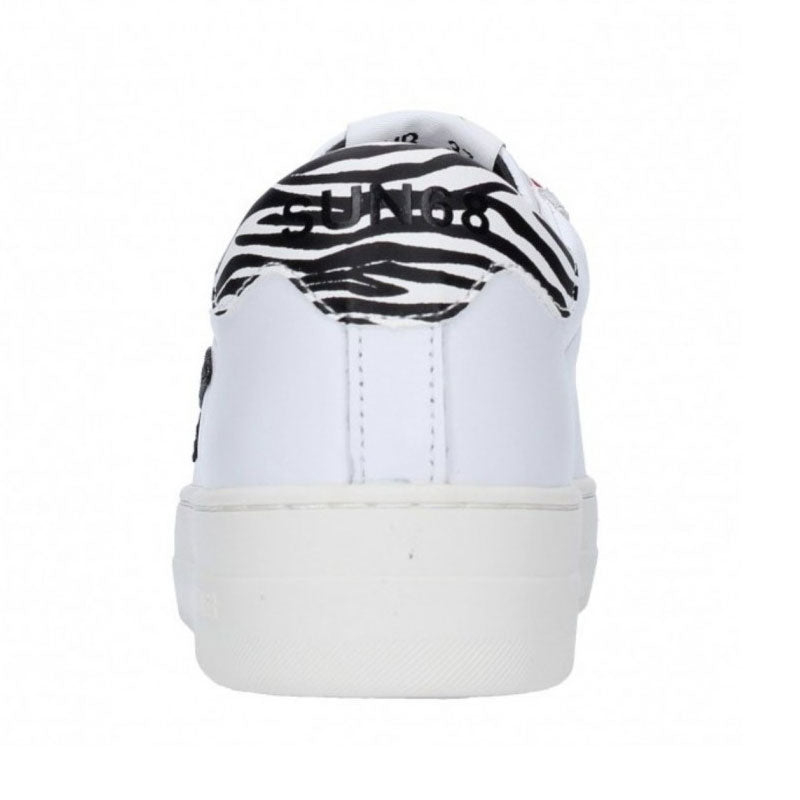 Scarpe Donna Sun68 Sneakers Betty Colore Bianco - Nero