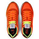 Scarpe Uomo Sun68 Sneakers Tom Solid Nylon Arancio Fluo