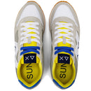 Scarpe Uomo Sun68 Sneakers Jaki Tricolors Colore Bianco - Grigio Chiaro