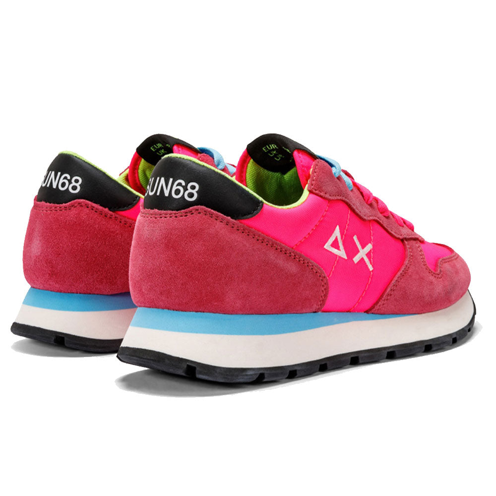 Sun68 Damenschuhe Ally Solid Sneakers Nylon Fuxia Fluo - Z33201