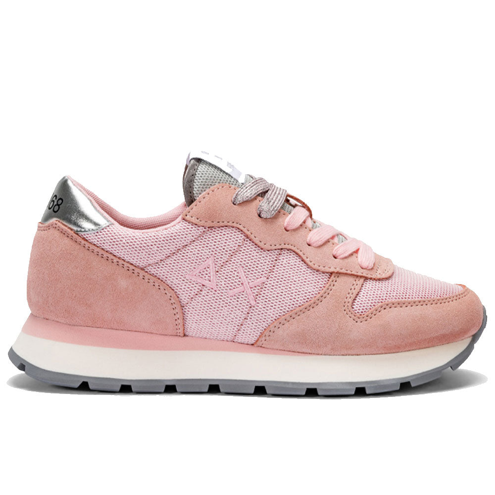 SUN68 Sneakers Running Donna Ally Thin Glitter in Tessuto/Pelle SUN68 Sneakers Running Donna Ally Thin Glitter in Tessuto/Pelle