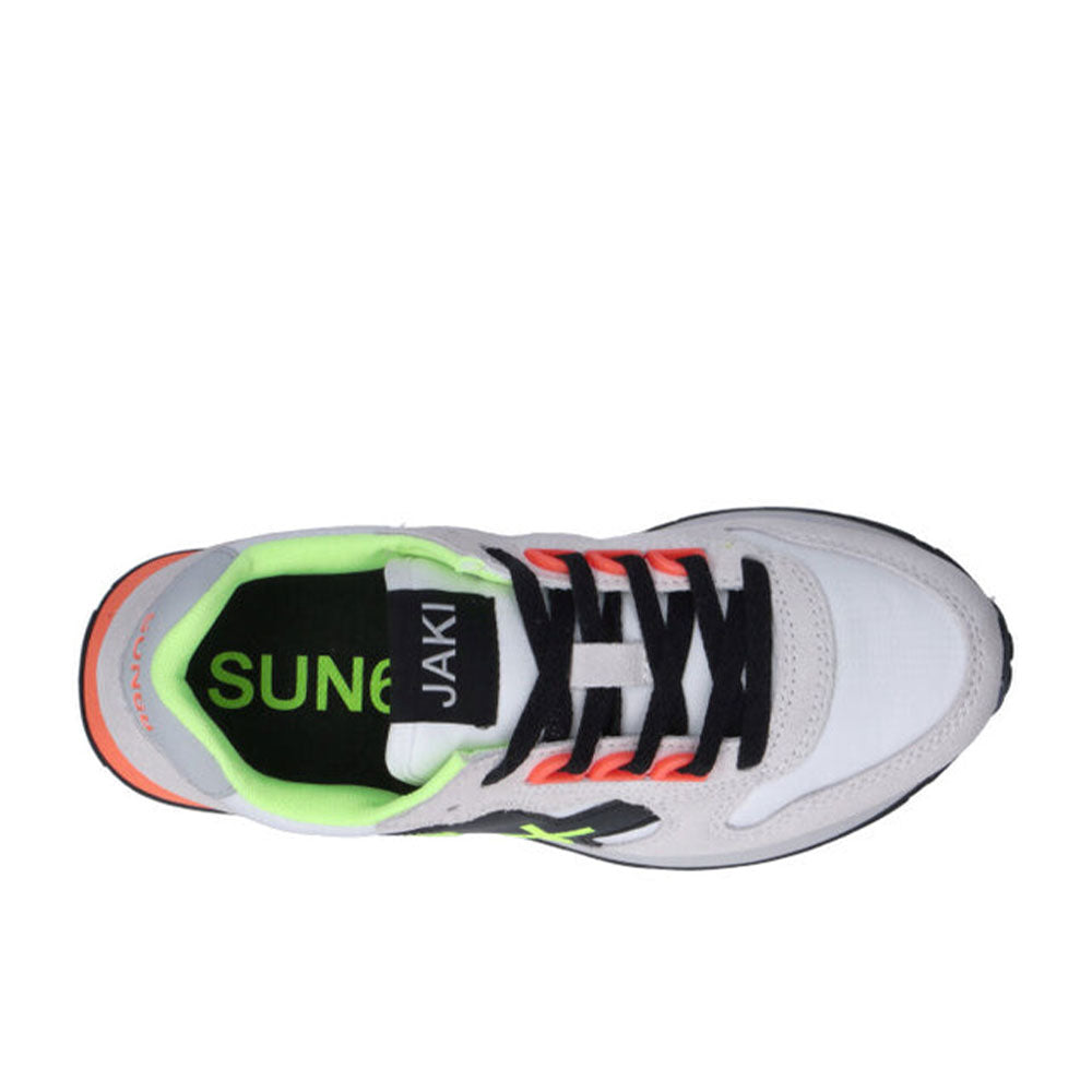 Scarpe SUN 68 Sneakers Boy's Jaki Fluo Teen Colore Bianco
