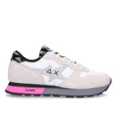 Scarpe Donna Sun68 Sneakers Ally Star Girl Zebra Bianco Panna