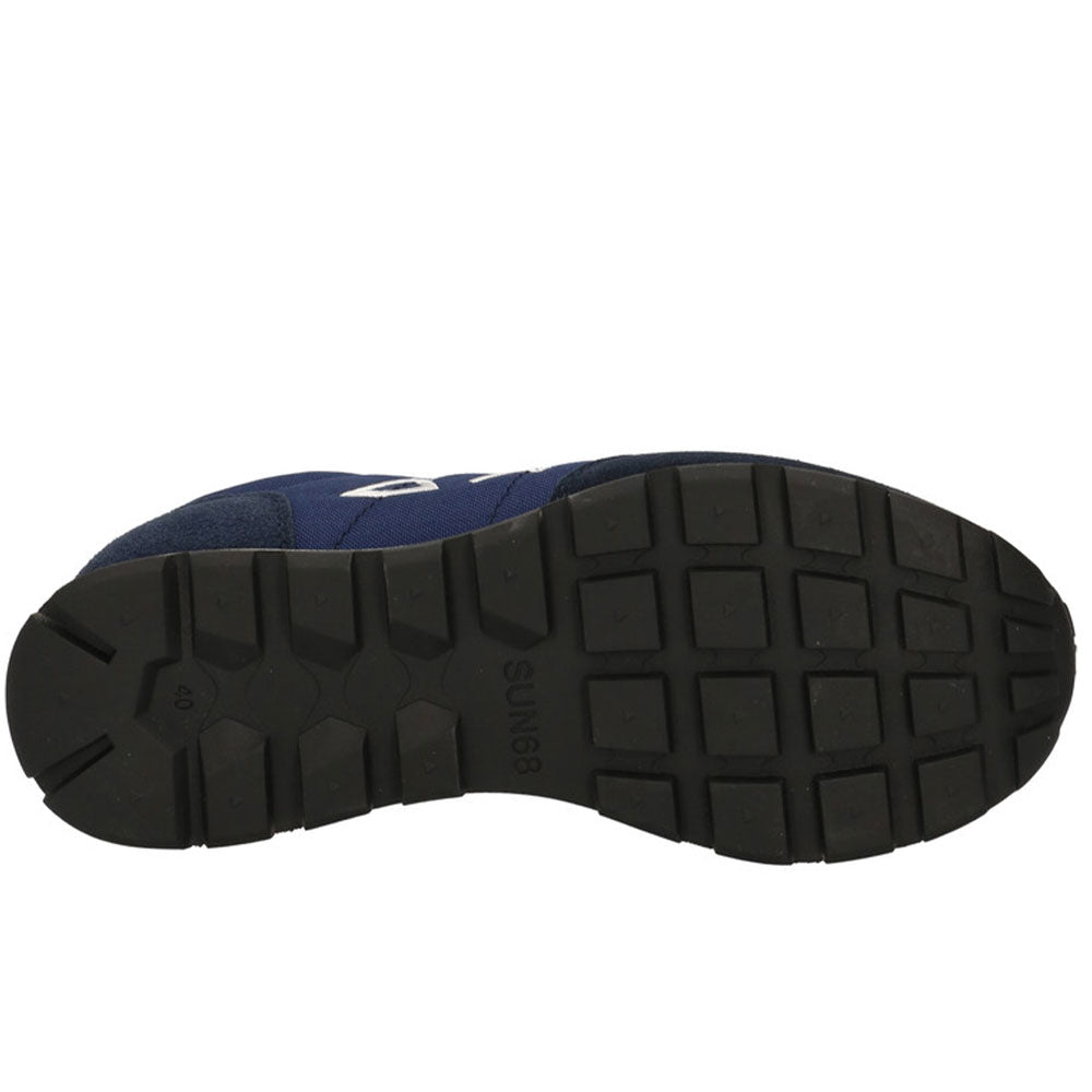 Scarpe Uomo Sun68 Sneakers Tom Solid Nylon Navy Blue - Z42101