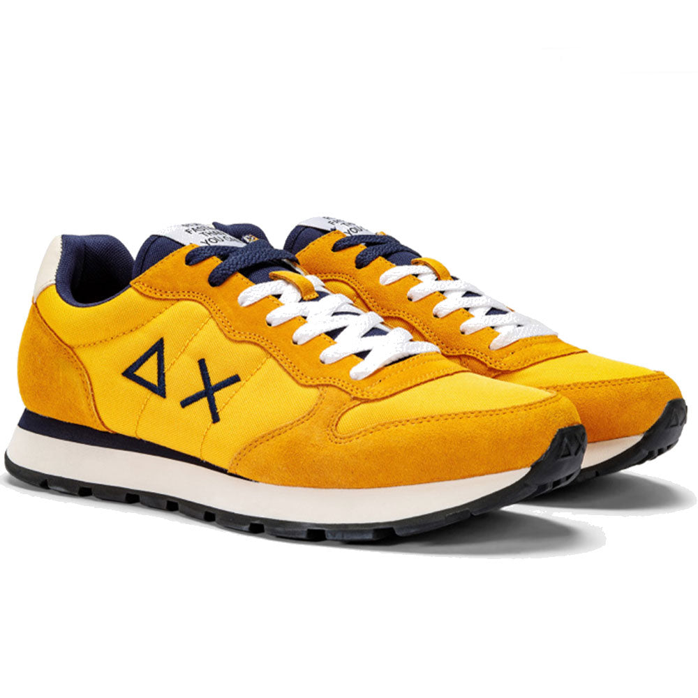 Scarpe Uomo Sun68 Sneakers Tom Solid Nylon Giallo - Z42101