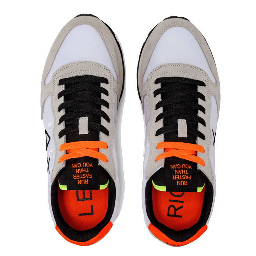 Scarpe Uomo Sun68 Sneakers Tom Fluo Colore Bianco - Z42102