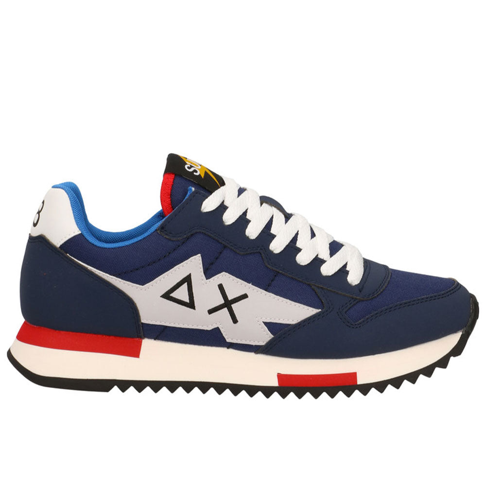 Scarpe Uomo Sun68 Sneakers Niki Solid Navy Blue - Z42120