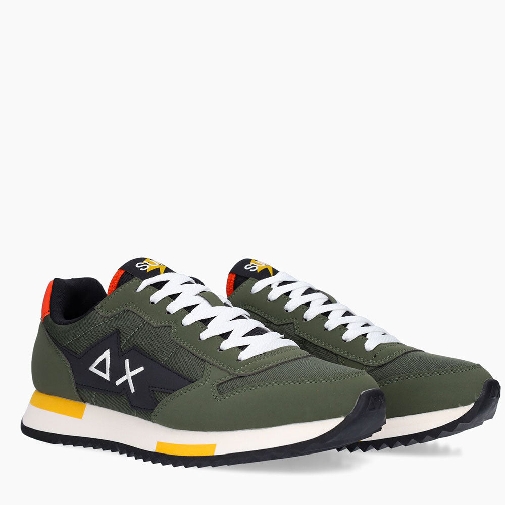 Scarpe Uomo Sun68 Sneakers Niki Solid Militare Scuro - Z42120