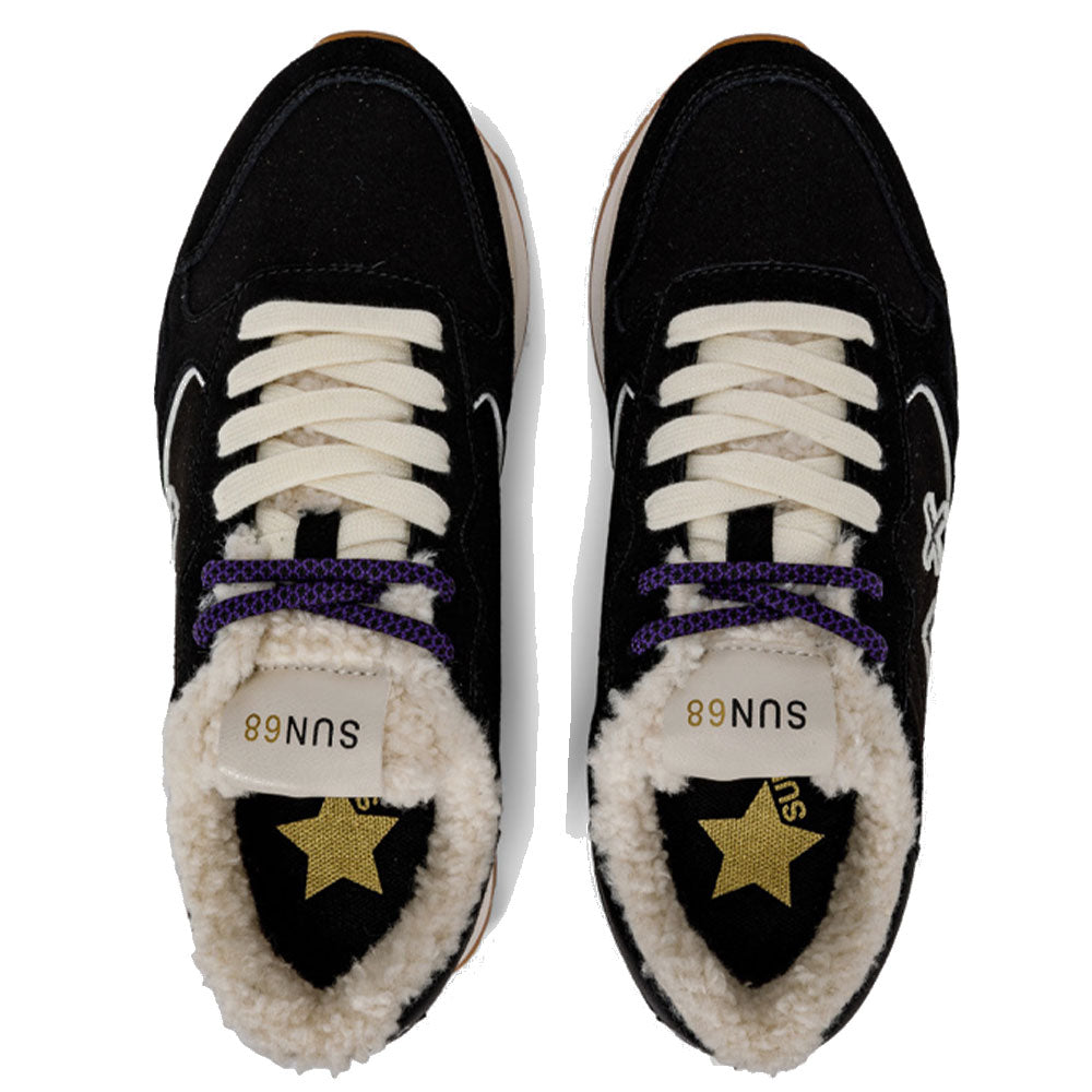 Sneakers Sun68 Model Ally Candy Cane Kleur Bordeuax SUN68 Sneakers Sun68 Model Ally Candy Cane Kleur Bordeuax SUN68