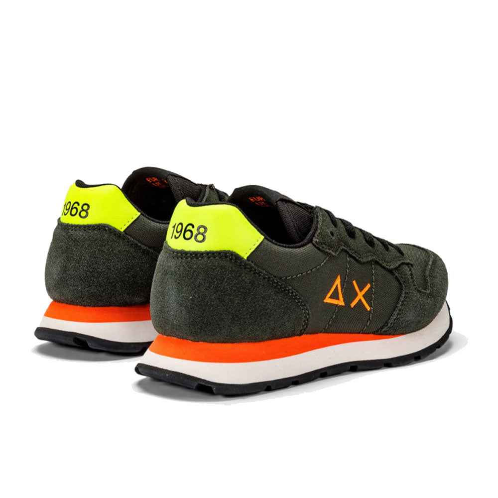 Scarpe SUN 68 Sneakers Boy's Tom Fluo Teen Colore Militare Scuro