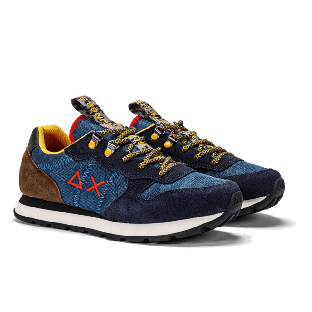 Scarpe SUN68 Sneakers Boy's Tom Goes Camping Teen Colore Navy Blue