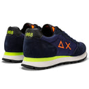 Scarpe Uomo Sun68 Sneakers Tom Fluo Nylon Navy Blue - Z43102