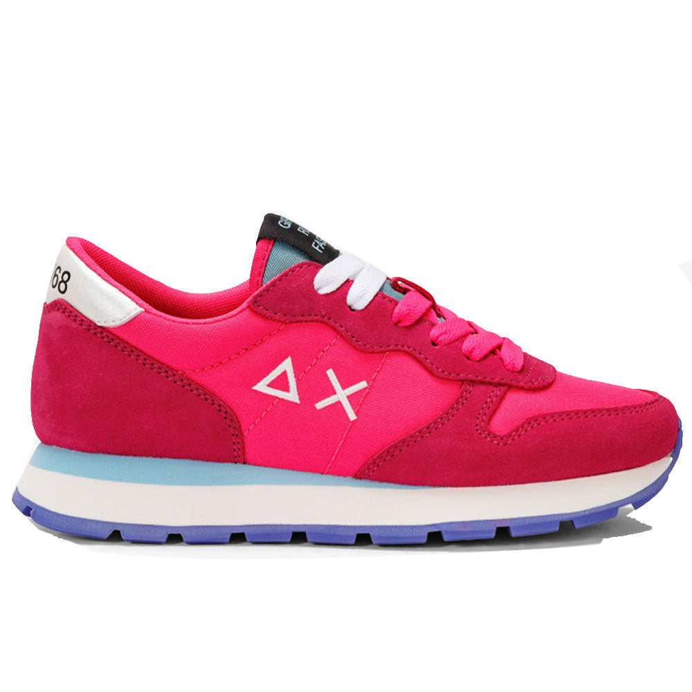 Sun68 Damenschuhe Ally Solid Nylon Sneakers Fuchsia - Z43201