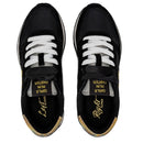 Sun68 Damenschuhe Ally Gold Girl Sneakers Farbe Schwarz