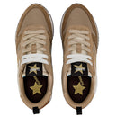 Sun68 Damenschuhe Stargirl Sneakers Mehrfarbig Dunkelbeige - Cremeweiß - Z43209